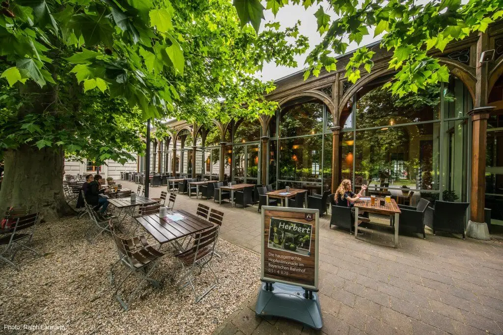 Außenansicht des alten Bahnhof Leipzig