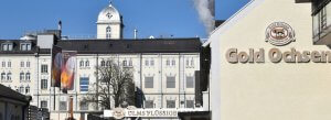 Außenansicht der Gold Ochsen Brauerei