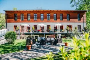 Außenansicht des Michaelis Hotels Leipzig