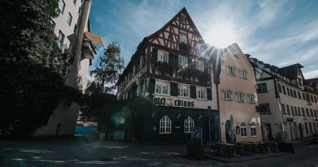 Außenansicht des Restaurants "Rathaus"