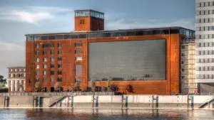 Außenansicht auf das Hotel Speicher72