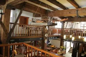Innenansicht des Gastraums im Zunfthaus